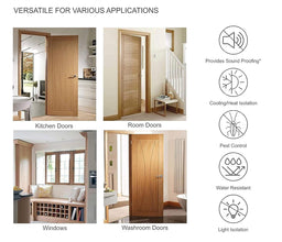 JMD'S DUSTER Door Bottom Sealing Guard for Home, Office, Hotel Reduce Noise, Insects, Wind Dust Weather from Outside Brown in Color Pack of 120